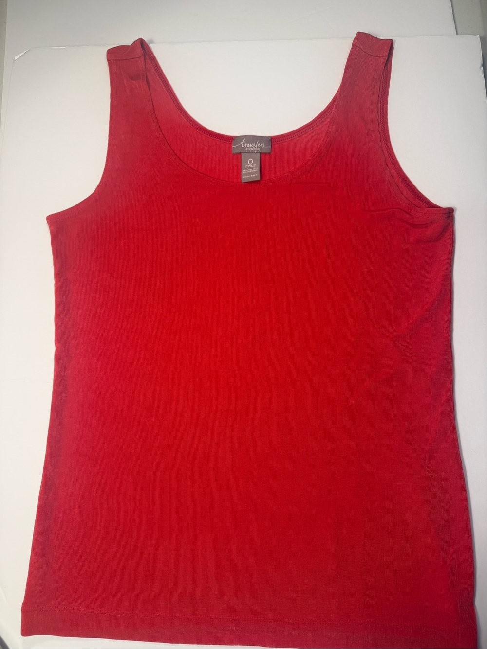 Chico's Red Scoop Neck Tank Top - Women's